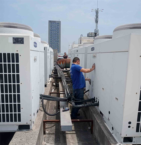 张家界中央空调制热和不制冷系统维修方法